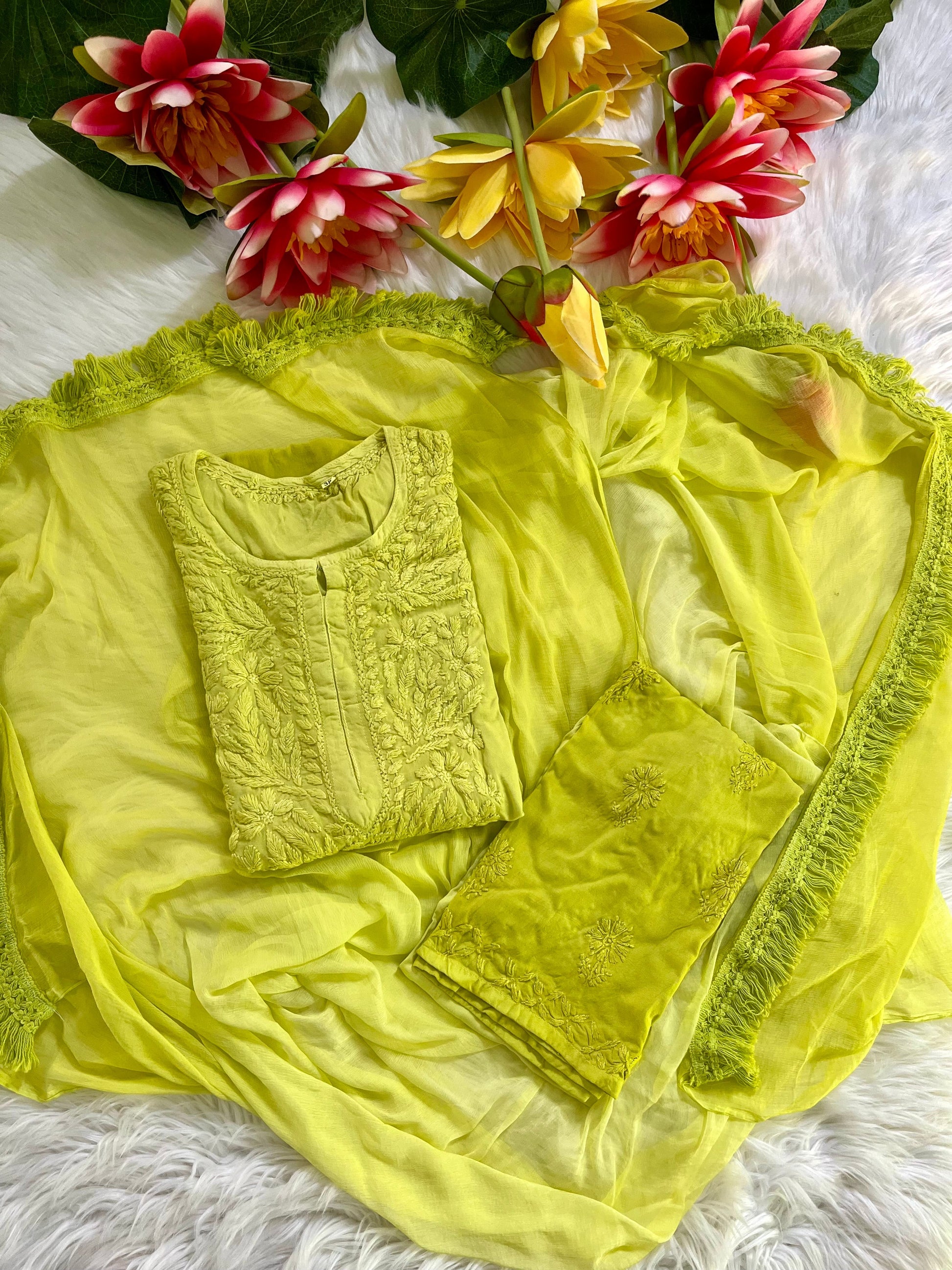 Roohi Rayon Ombré Set - Chikan Diaries