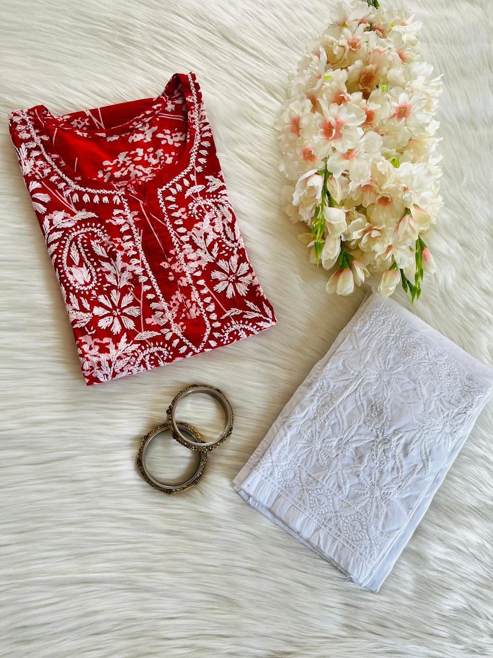 Nazakat Mul Mul Set - Chikan Diaries