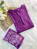 Aafreen Dobby Cotton Set – Everyday Elegance - Chikan Diaries