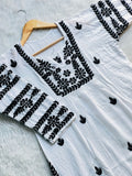 Meher Modal Kurti – Bangle Work Elegance - Chikan Diaries