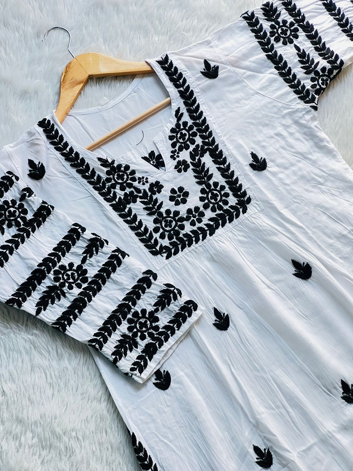 Meher Modal Kurti – Bangle Work Elegance - Chikan Diaries