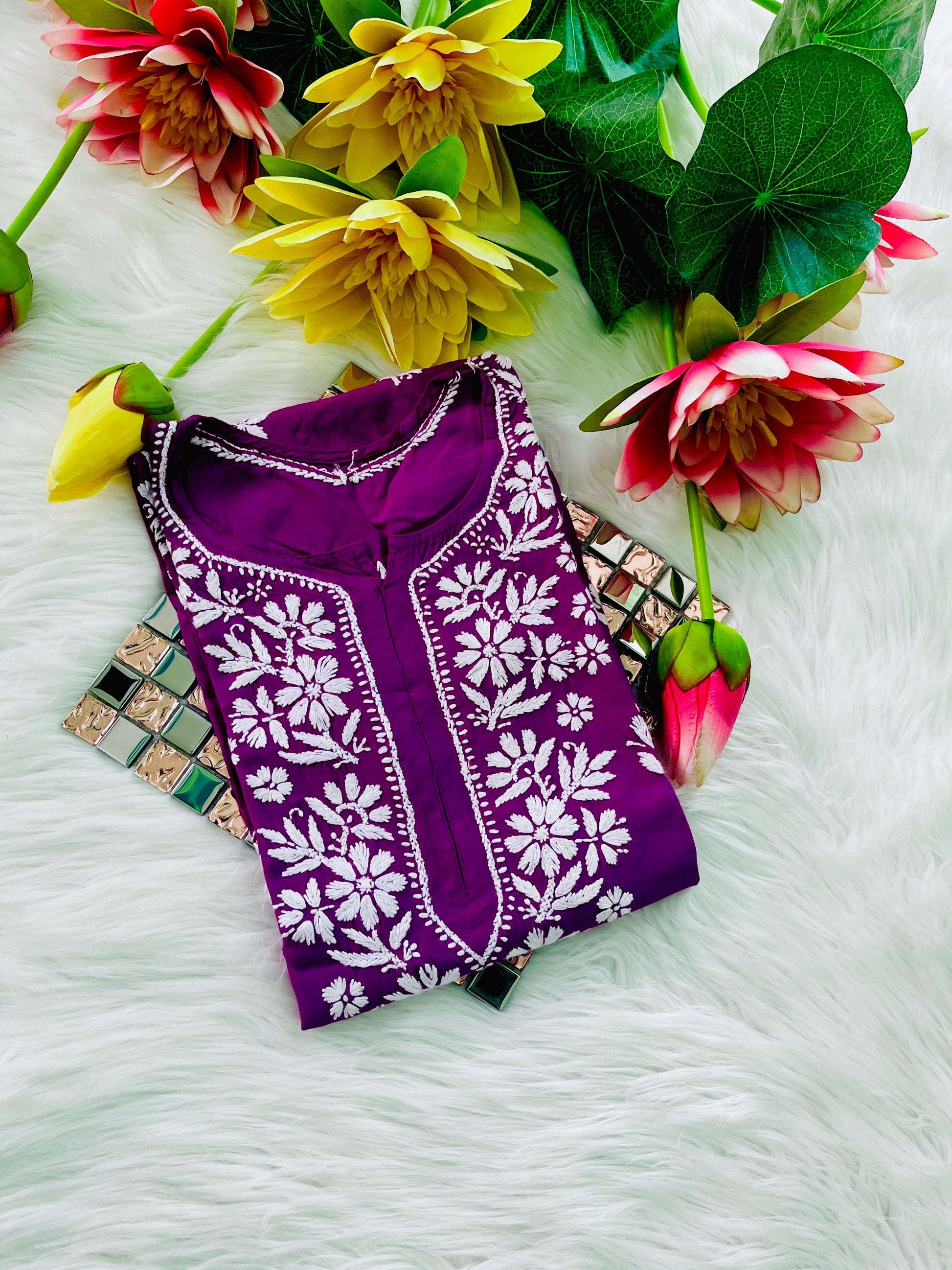 Zahra Rayon Kurti - Chikan Diaries
