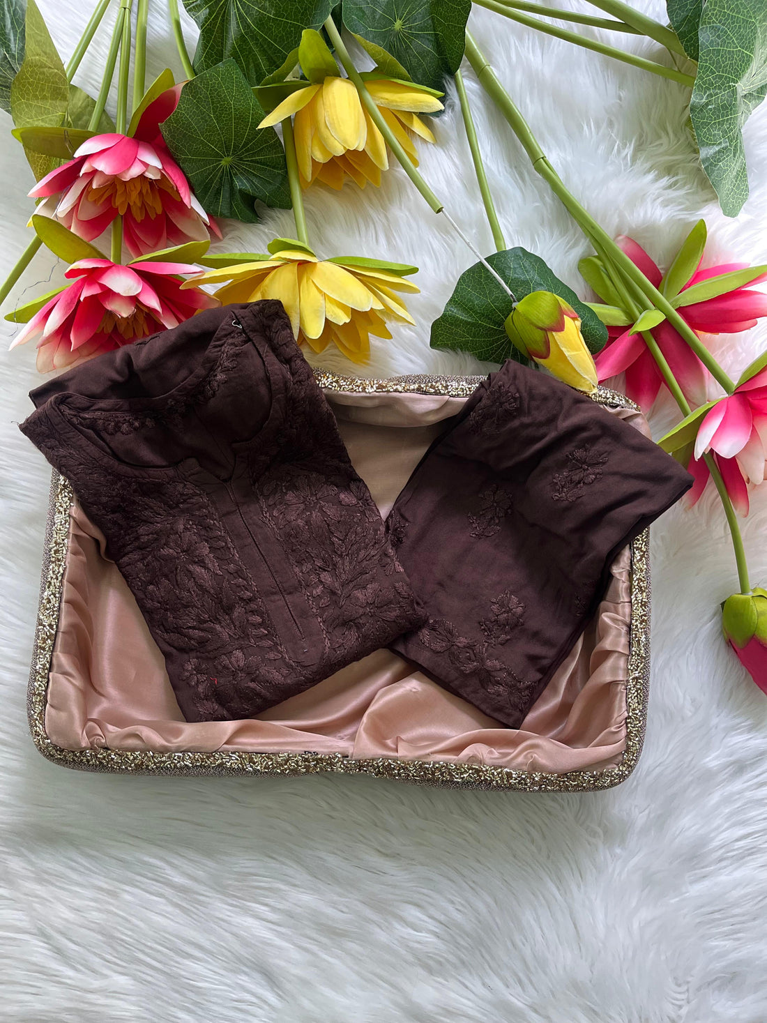Zeba Ryon Dyed Kurti & Plazo Set ✨ - Chikan Diaries