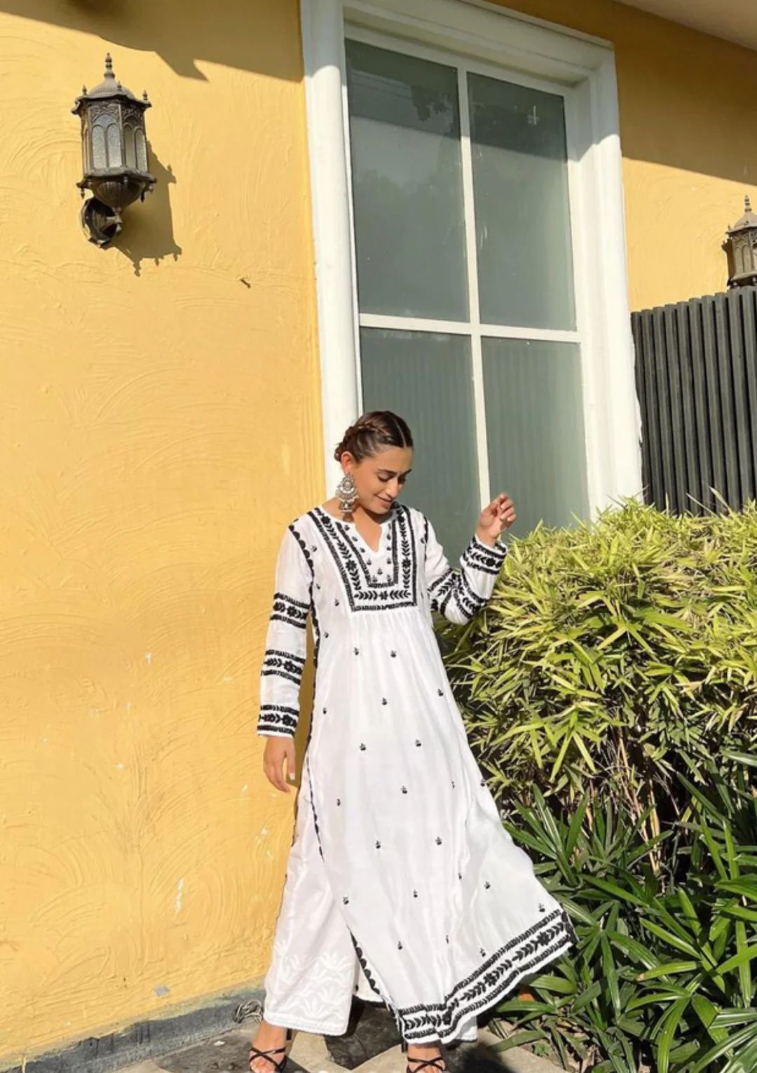 Meher Modal Kurti – Bangle Work Elegance - Chikan Diaries