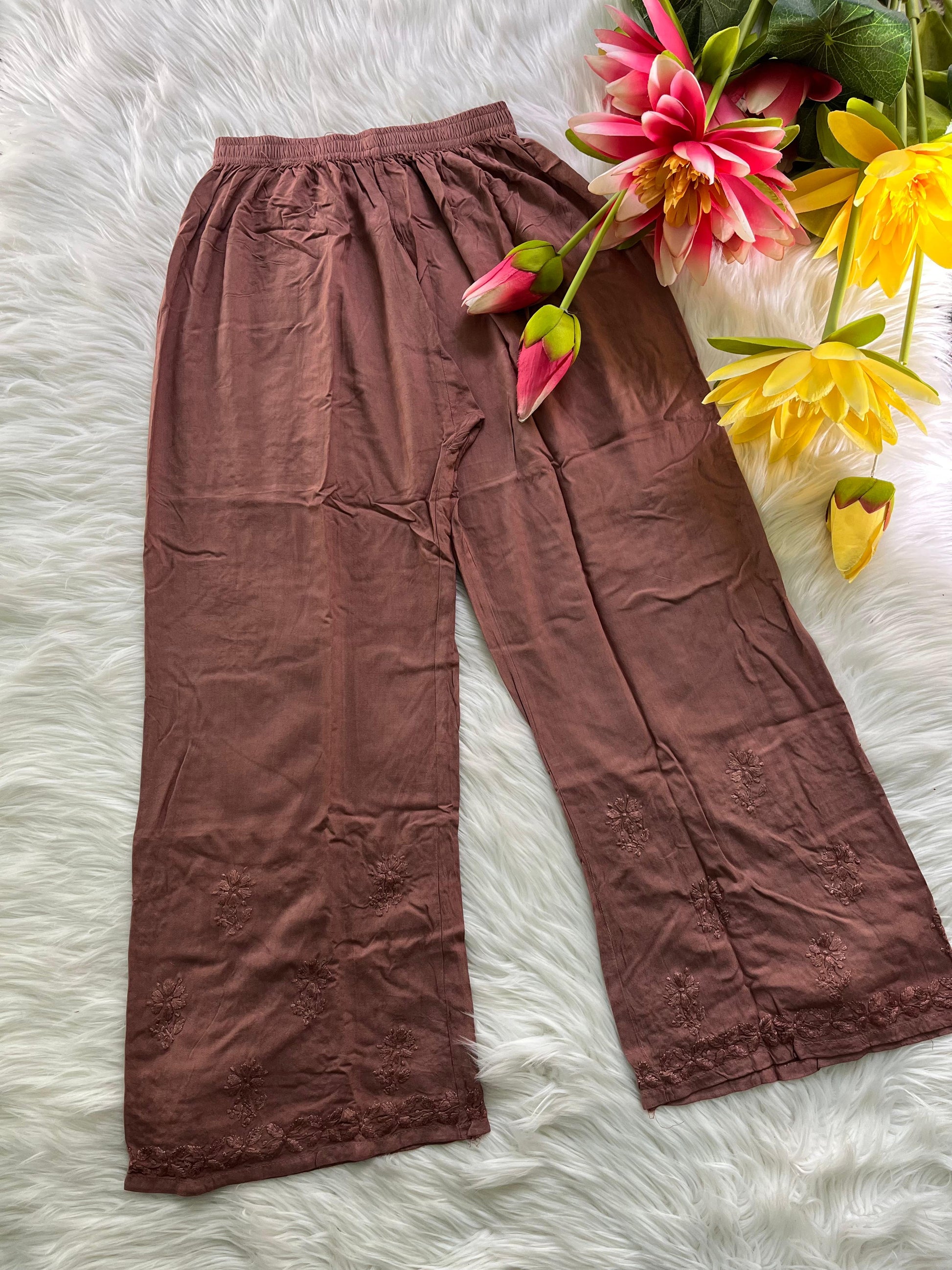 Zeba Ryon Dyed Kurti & Plazo Set ✨ - Chikan Diaries