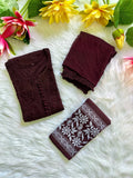 Anaya Dobby Cotton Dye Set - Chikan Diaries