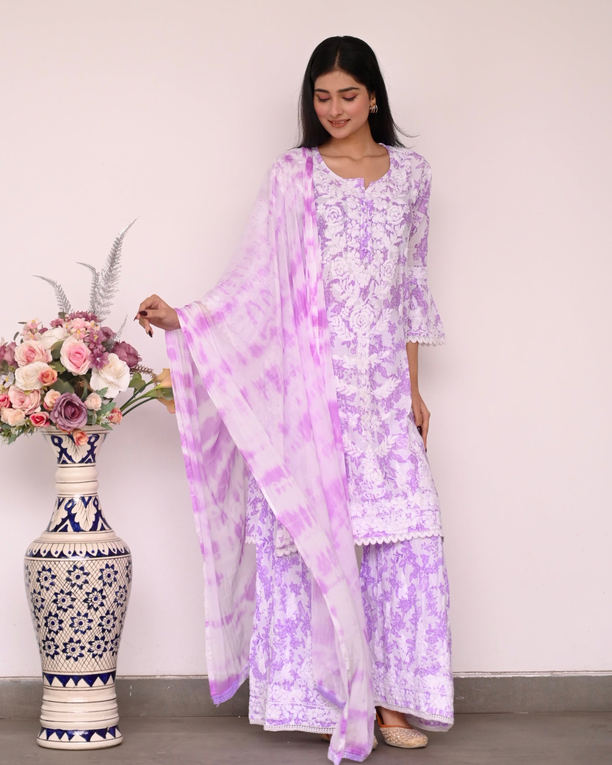 Gulbahaar Garara Set - Chikan Diaries