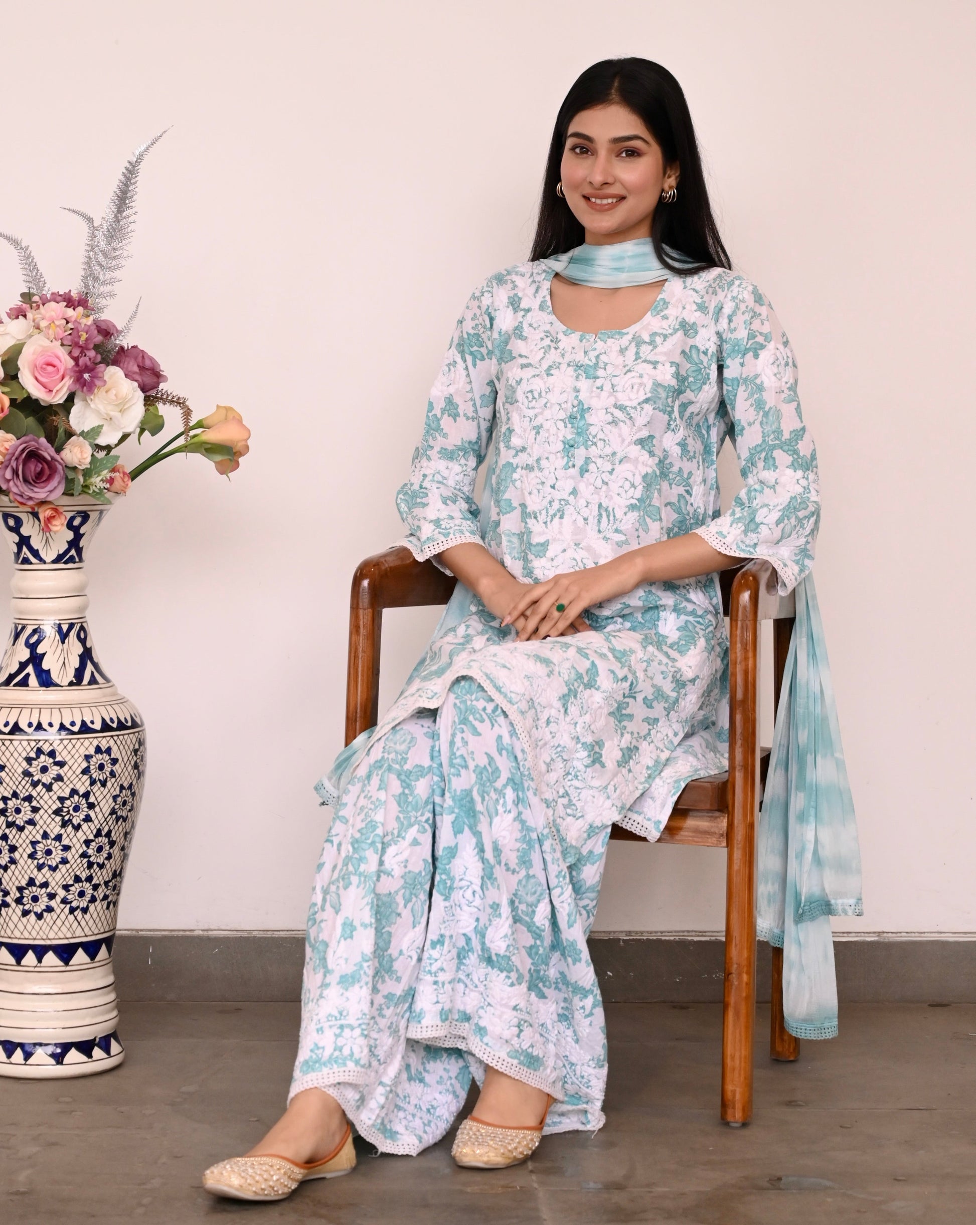 Gulbahaar Garara Set - Chikan Diaries