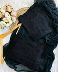 Premium Ombre 3-Piece with Ghas Patti work - Chikan Diaries
