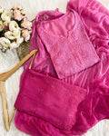 Premium Ombre 3-Piece with Ghas Patti work - Chikan Diaries
