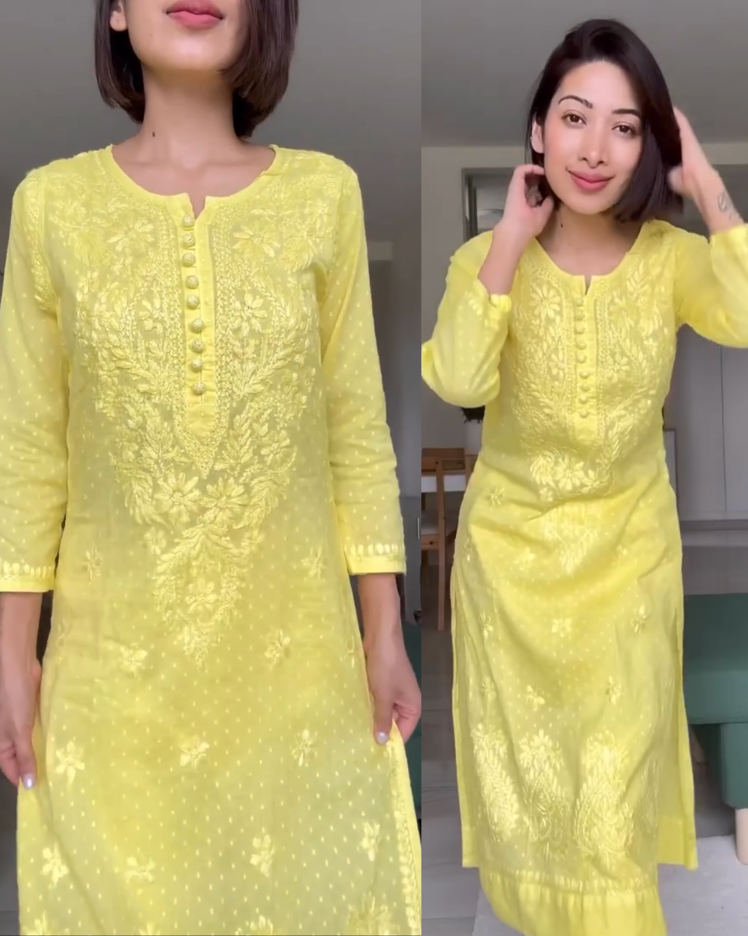 Aafreen Dobby Cotton Set – Everyday Elegance - Chikan Diaries