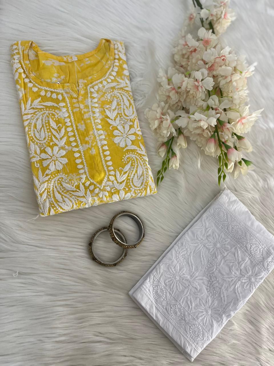 Nazakat Mul Mul Set - Chikan Diaries