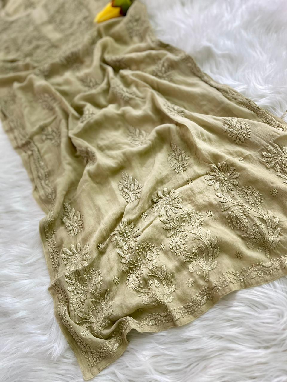 Saanvi Viscose Ghaspatti Kurti - Chikan Diaries