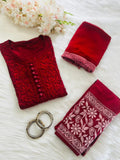 Anaya Dobby Cotton Dye Set - Chikan Diaries