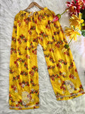 Exclusive Mul Mul Long Printed Co-ord Set - Chikan Diaries