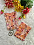 Exclusive Mul Mul Long Printed Co-ord Set - Chikan Diaries