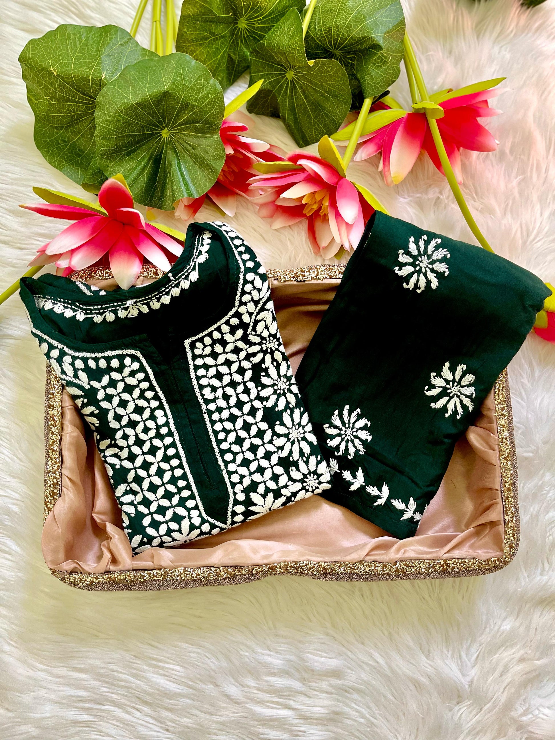 Rayon kurta set - Chikan Diaries