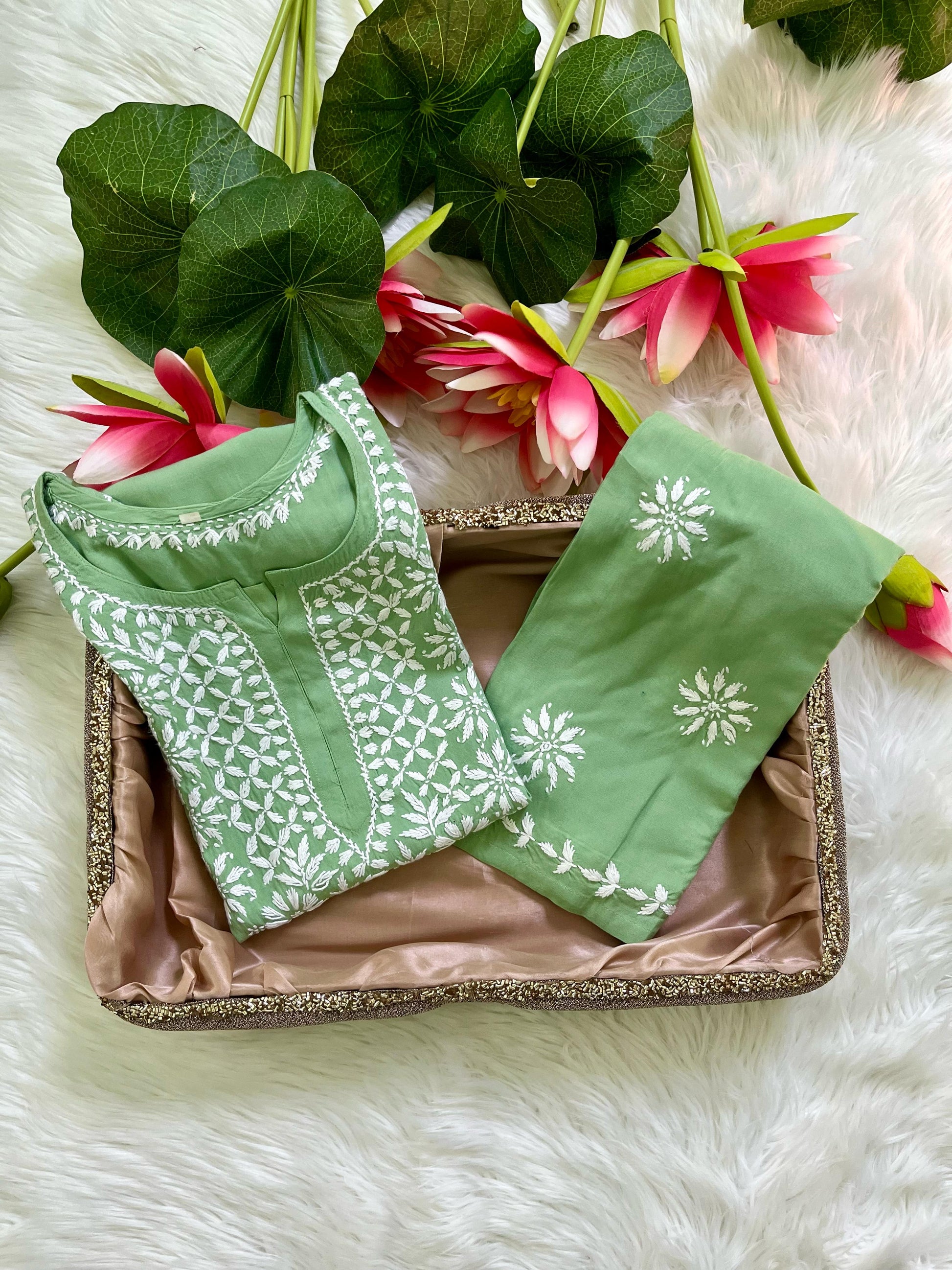 Rayon kurta set - Chikan Diaries