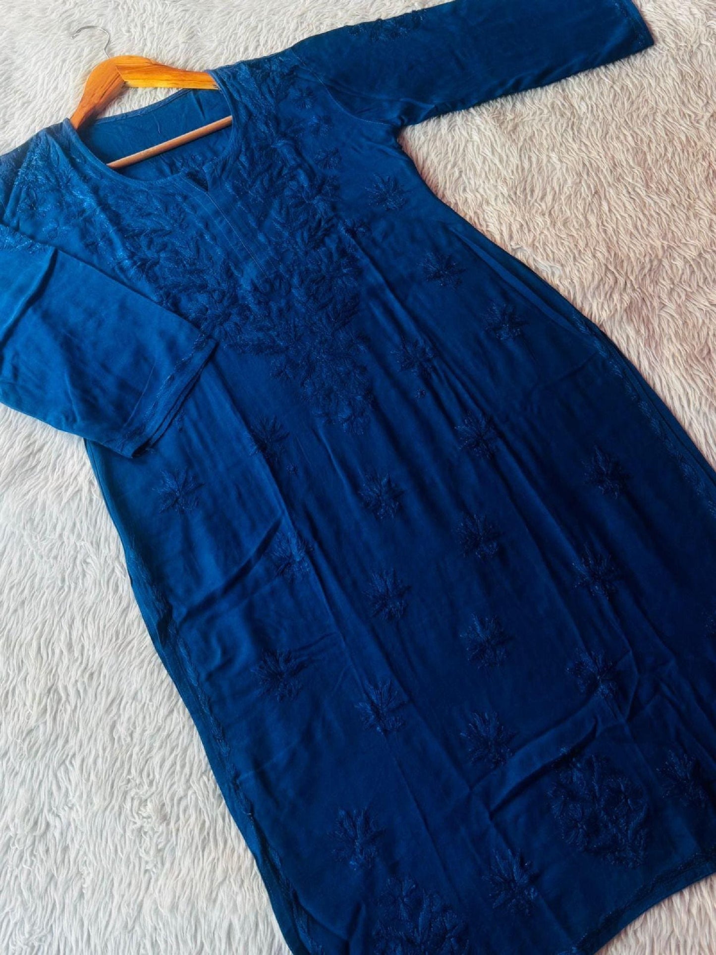 Soft Rayon Kurti for Women, Plain Solid Ethnic Tunic Top, Comfortable Summer Casual Dress, Indian Apparel