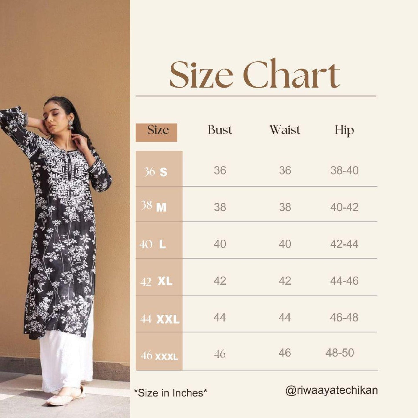 Chikankari 3 Piece Suit Set: Hand Embroidered Rayon Cotton Kurta, Palazzo with Chiffon Dupatta