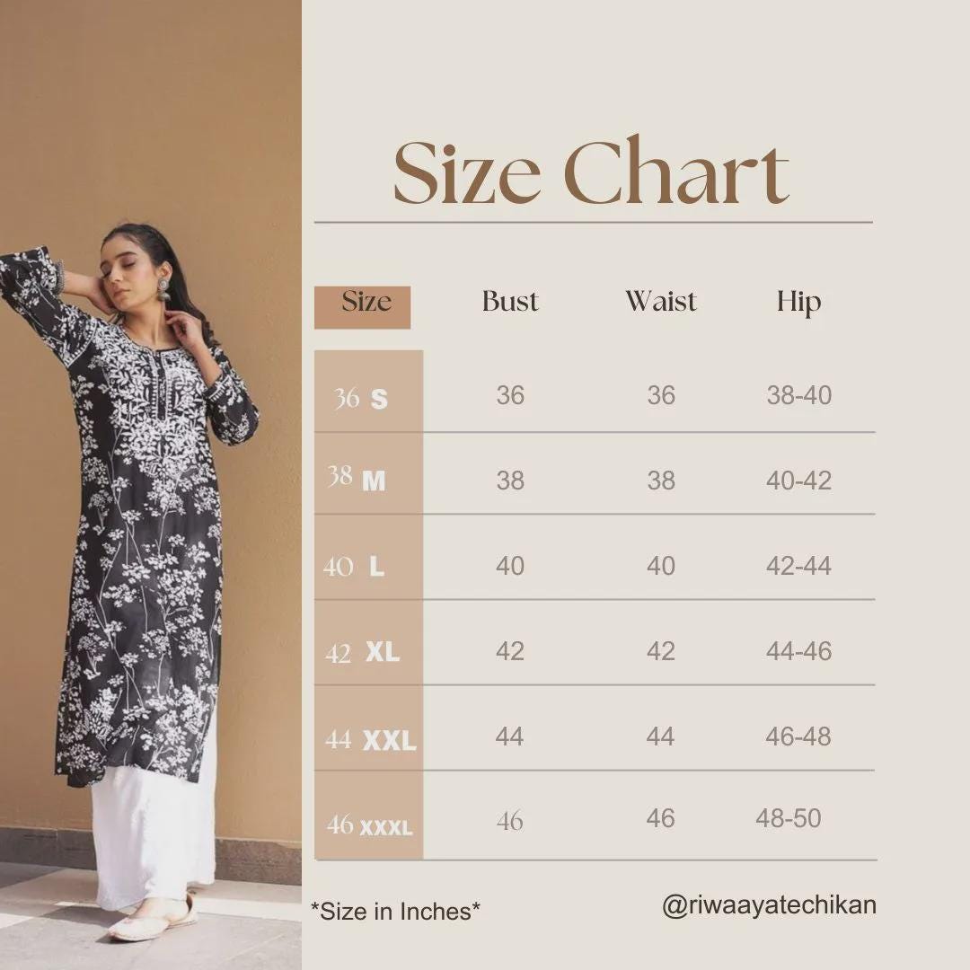 Authentic Handmade Lucknow Chikankari Set Intricate Embroidery Soft Breathable Cotton Kurti Palazzo Dupatta Traditional Indian Salwar Suit