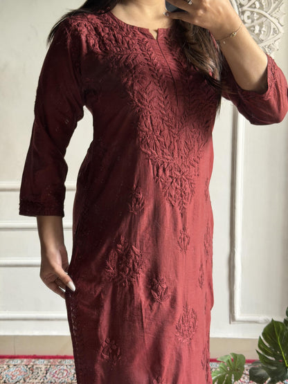 Indian Chanderi Silk Kurti Palazzo Set | Rayon Suit Set from India | Traditional Indian Dress for Women | Ethnic Wear | Desi Clothing