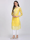 Plain Gala Booti Kurti Set – Grace in Every Detail 🌸 - Chikan Diaries