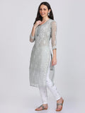 Mirror Gala Booti Kurti – Sparkle with Subtlety ✨ - Chikan Diaries