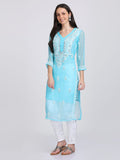 Mirror Gala Booti Kurti – Sparkle with Subtlety ✨ - Chikan Diaries