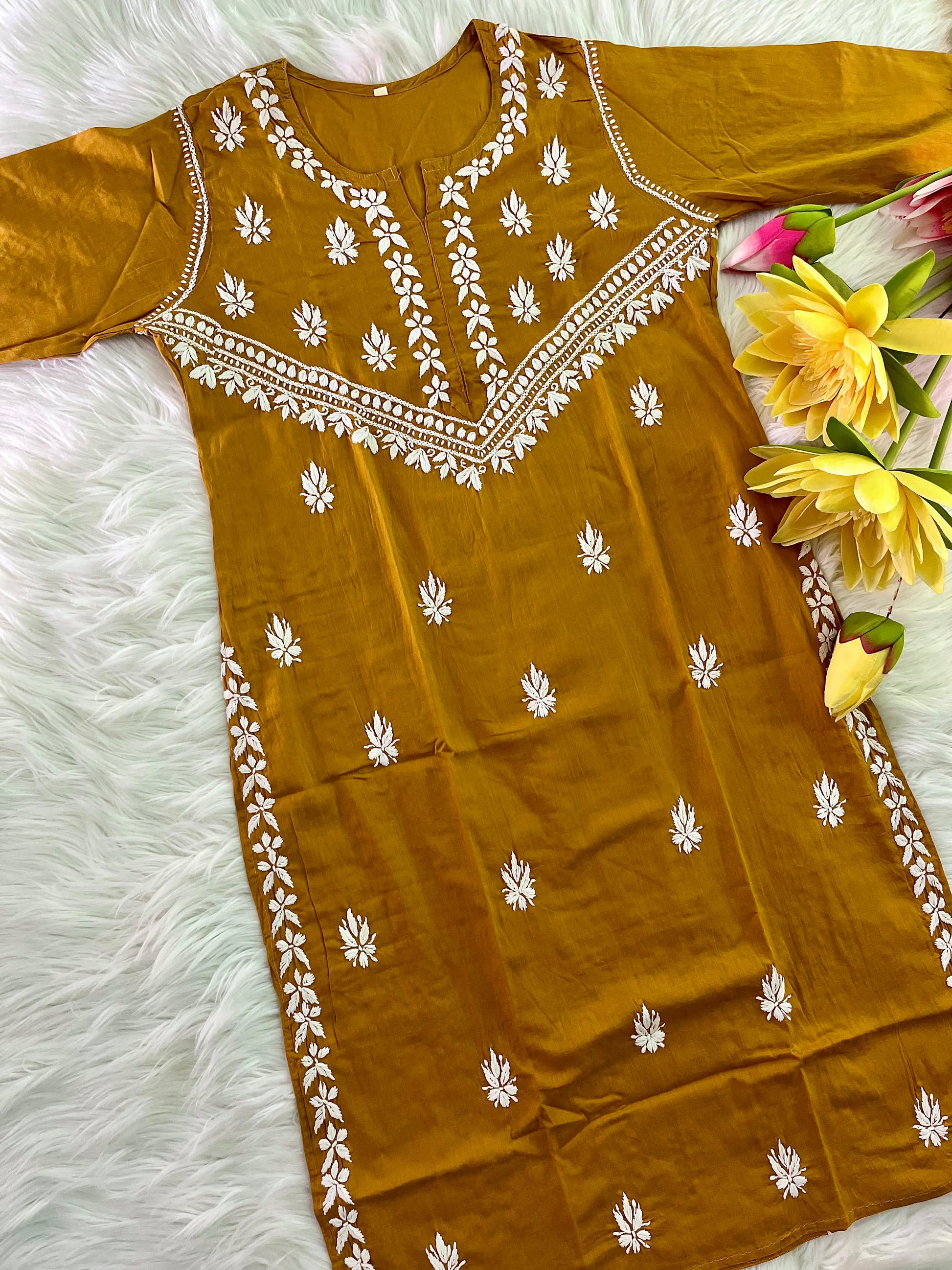 Double the Grace – Chikankari Cotton Kurtis Combo Offer - Chikan Diaries