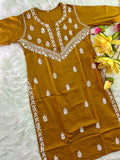 Double the Grace – Chikankari Cotton Kurtis Combo Offer - Chikan Diaries